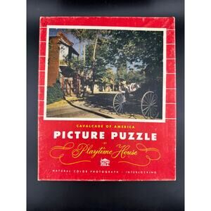 Vintage Playtime House Puzzle - Ghost Town